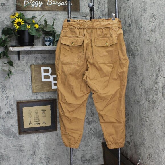 NWT Ella Rafaella Pants with Removable Tie Belt LRBMC006R2 1X Chipmunk Brown - Picture 3 of 6